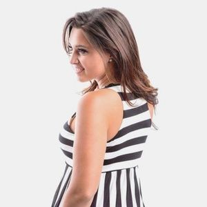 Alexis Striped Maxi Dress